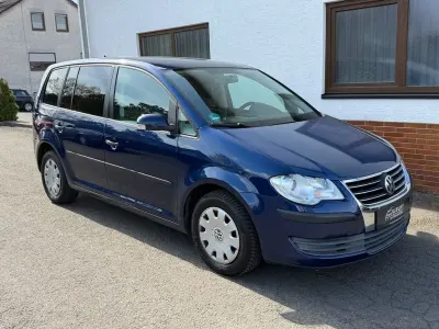 Brugt VW Touran Conceptline 140 HK (102 kW) 2009 Blå MPV