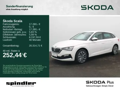 Gebraucht Skoda Scala Tour 150 PS (110 kW) 2022 Candyweiß Kleinwagen