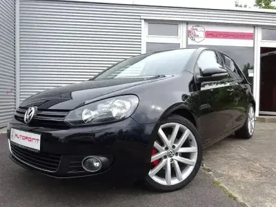 Gebraucht VW Golf VI Highline 122 PS (89 kW) 2010 Schwarz Kleinwagen