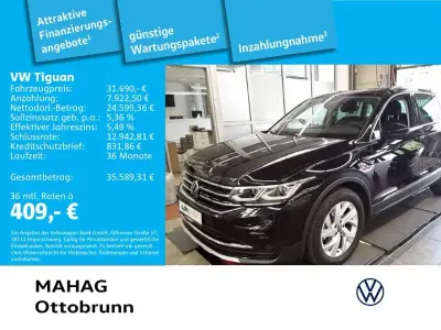Gebraucht VW Tiguan Elegance 150 PS (110 kW) 2023 Schwarz SUV