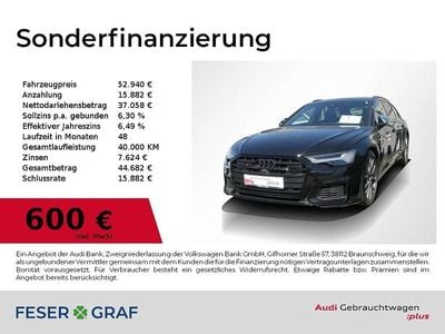 Second-hand Audi S6 Ambiente 344 CP (253 kW) 2023 Negru Break