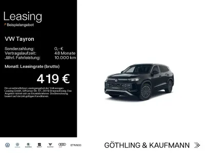 Gebraucht VW Tayron Elegance 204 PS (150 kW) 2025 Schwarz SUV