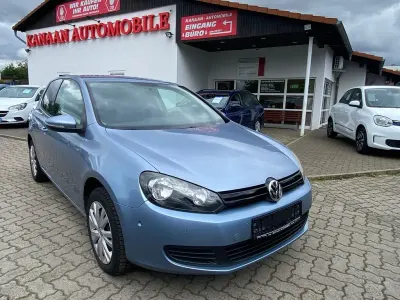 Gebraucht VW Golf VI Trendline 80 PS (58 kW) 2009 Blau Kleinwagen