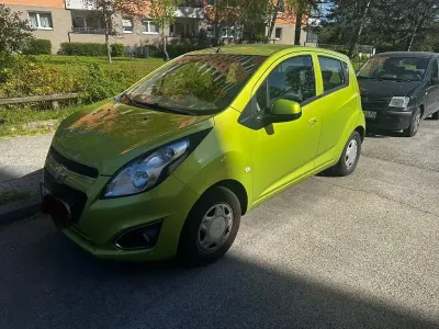 Usata Chevrolet Spark LS 68 CV (50 kW) 2014 Verde Utilitaria