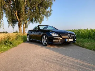 Używany Mercedes SLK350 AMG 306 KM (225 kW) 2011 Czarny Kabriolet