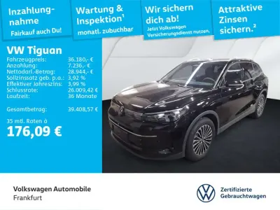 Second-hand VW Tiguan Goal 150 CP (110 kW) 2025 Negru SUV