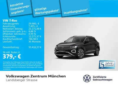 Gebraucht VW T-Roc Cabriolet Style 150 PS (110 kW) 2025 Schwarz SUV