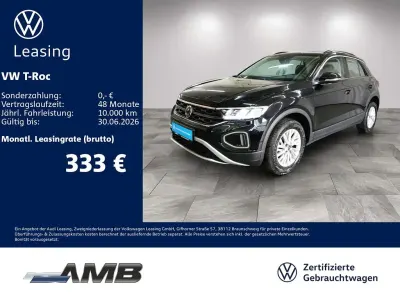 Gebraucht VW T-Roc Life 116 PS (85 kW) 2025 Deep black perleffekt SUV