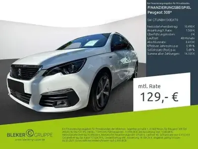 Gebraucht Peugeot 308 SW 131 PS (96 kW) 2020 Weiß Kombi
