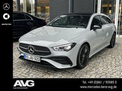 Grau Gebraucht 2025 Mercedes CLA200 Shooting Brake AMG line Kombi | 39.900 € (Teuer)