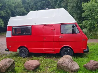 Brugt VW LT 75 HK (55 kW) 1983 Rød MPV