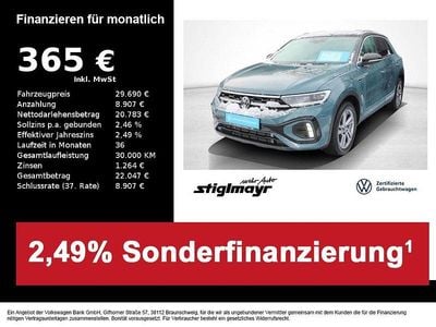 Gebraucht VW T-Roc R-line 150 PS (110 kW) 2025 Petroleum blue metallic (metallic) SUV