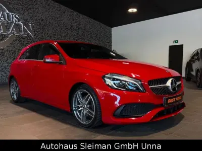 Gebraucht Mercedes A180 AMG line 122 PS (89 kW) 2017 Rot Kleinwagen