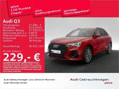 Usata Audi Q3 S-Line 150 CV (110 kW) 2022 Rosso SUV