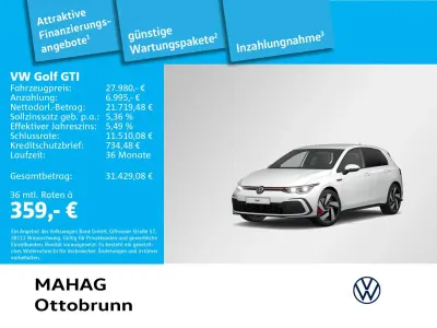 Gebraucht VW Golf VIII GTI 245 PS (180 kW) 2023 Weiß Limousine