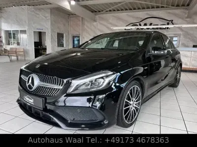 Używany Mercedes A250 AMG 211 KM (155 kW) 2017 Czarny Sedan/Limuzyna