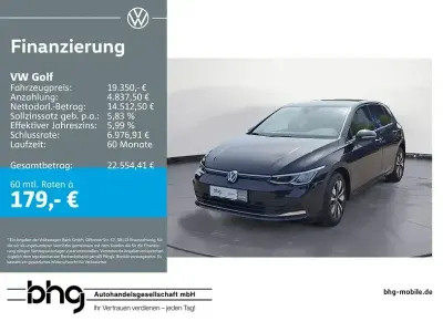Gebraucht VW Golf VIII Move 110 PS (80 kW) 2024 Schwarz Limousine