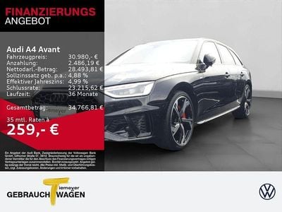 Schwarz Gebraucht 2023 Audi A4 S-Line Kombi | 30.980 € (Guter Preis)