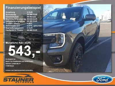 Ny Ford Ranger Wildtrack 205 HK (150 kW) 2025 Grå Pickup / Ladvogn