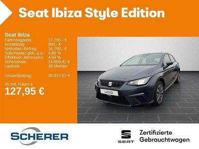 Usata Seat Ibiza Style 116 CV (85 kW) 2024 Grigio Utilitaria