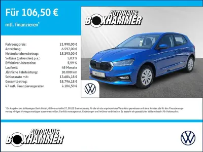 Neu Skoda Fabia Selection 116 PS (85 kW) 2026 Blau Kleinwagen