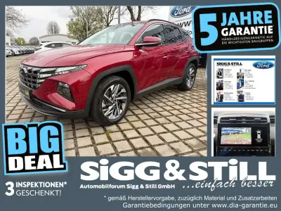 Gebraucht Hyundai Tucson Trend 150 PS (110 kW) 2021 Sunset red metallic SUV