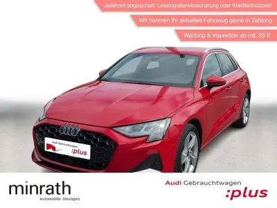 Gebraucht Audi A3 Advanced Plus 150 PS (110 kW) 2025 Rot Limousine