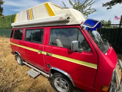 Gebraucht VW T3 95 PS (69 kW) 1986 Rot Van
