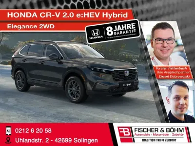 Uusi Honda CR-V Elegance 184 HP (135 kW) 2026 Musta Katumaasturi