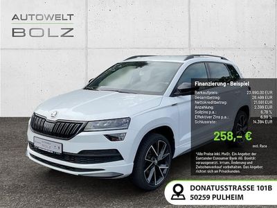 Gebraucht Skoda Karoq SportLine 150 PS (110 kW) 2021 Weiss SUV