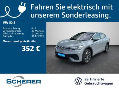 Gebraucht VW ID.5 Pro Performance 150 kW (204 PS) 2023 Mondsteingrau schwarz (metallic) SUV