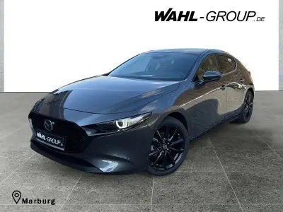 Neu Mazda 3 Exclusive-Line 186 PS (136 kW) 2025 Machine gray Limousine