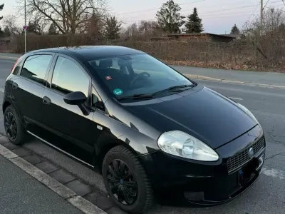 Gebraucht Fiat Grande Punto 77 PS (56 kW) 2007 Schwarz Kleinwagen