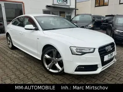 Używany Audi A5 Sportback S-Line 150 KM (110 kW) 2016 Biały Hatchback