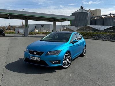 Usata Seat Leon FR 150 CV (110 kW) 2017 Blu Berlina