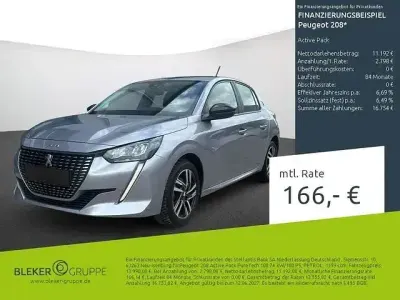 Gebraucht Peugeot 208 Active 101 PS (74 kW) 2023 Grau Kleinwagen