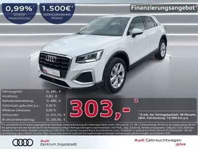 Gebraucht Audi Q2 Advanced 150 PS (110 kW) 2025 Gletscherweiß metallic SUV