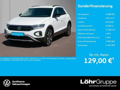 Gebraucht VW T-Roc Goal 116 PS (85 kW) 2025 Pure white SUV