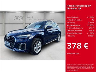 Gebraucht Audi Q5 S-Line 286 PS (210 kW) 2021 Blau SUV