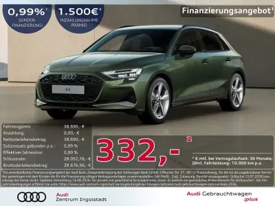 Usado Audi A3 Advanced 204 HP (150 kW) 2025 Verde Sedan