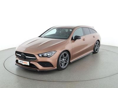 Braun Gebraucht 2022 Mercedes CLA200 Shooting Brake AMG line Kombi | 27.520 € (Fairer Preis)