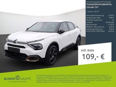 Gebraucht Citroën C4 131 PS (96 kW) 2023 Lack weiss banquise/typ aussenverkleidung spiegel flach standard SUV