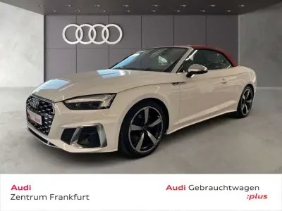 Gebraucht Audi S5 Cabriolet Ambiente 354 PS (260 kW) 2023 Arkonaweiß/verdeck rot Cabrio