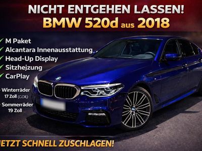 Gebraucht BMW 520 M Sport 196 PS (144 kW) 2018 Blau Limousine