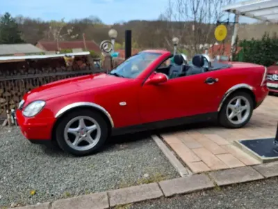 Brugt Mercedes SLK200 185 HK (136 kW) 1998 Rød Cabriolet
