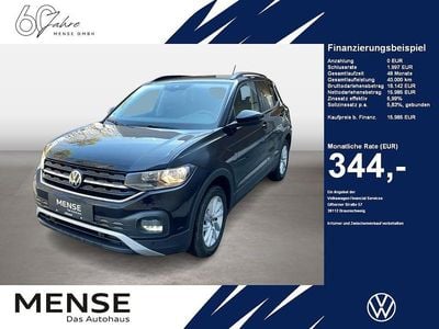 Gebraucht VW T-Cross Life 95 PS (69 kW) 2020 Deep black perleffekt SUV