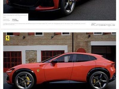 Neu Ferrari Purosangue 725 PS (533 kW) 2026 Rot SUV