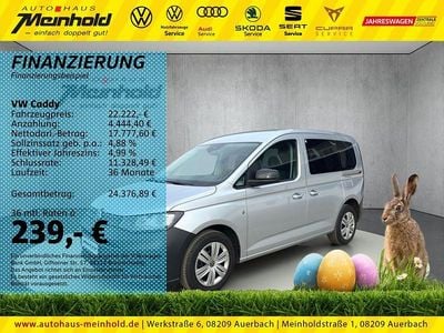 Gebraucht VW Caddy Basis 114 PS (83 kW) 2022 Reflexsilber metallic Van / Kleinbus