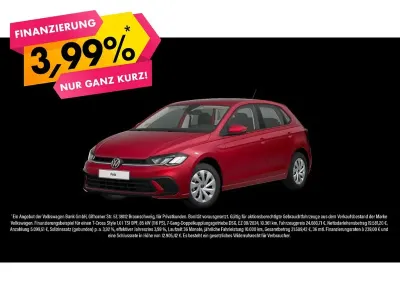 Brugt VW Polo Life 95 HK (69 kW) 2022 Rød Hatchback