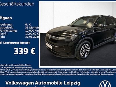 Neu VW Tiguan 150 PS (110 kW) 2025 Schwarz SUV